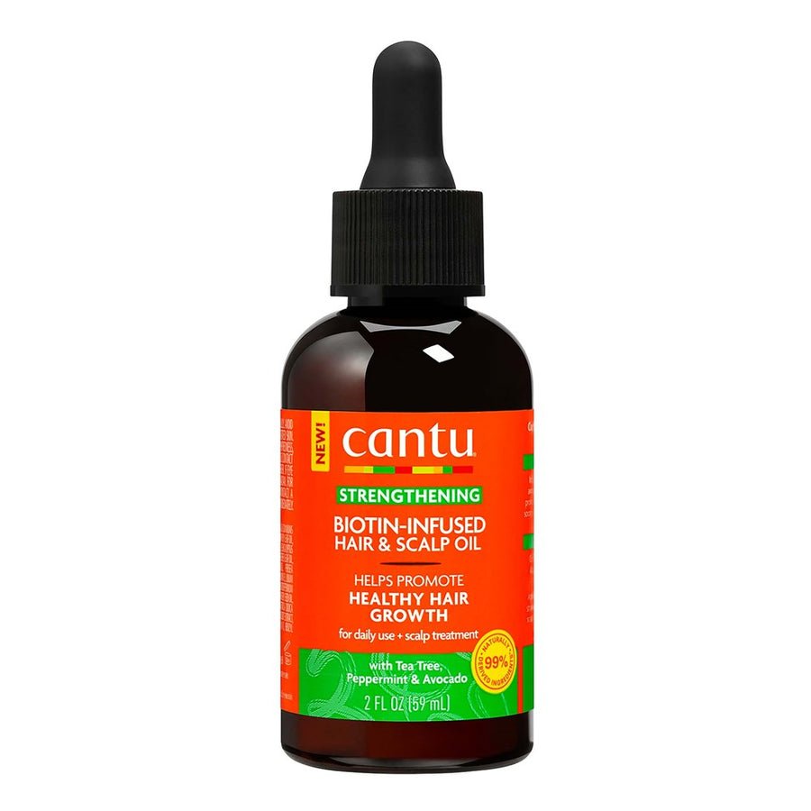 CANTU BIOTIN INFUSED HAIR & SCALP STRENGTHENING OIL 2OZ - Beautylicious Canada