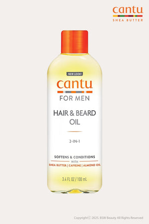 CANTU Men's Hair & Beard Oil 2 In 1 3.4OZ - Beautylicious Canada