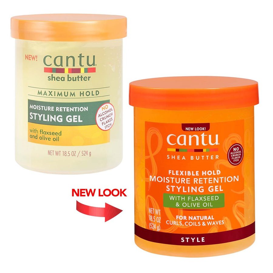 CANTU Moisture Retention Styling Gel with Flaxseed & Olive Oil 18.5 OZ - Beautylicious Canada