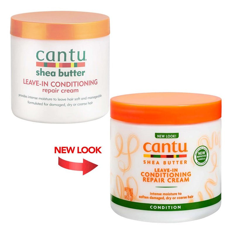 CANTU Shea Butter Leave In Conditioning Repair Cream 16oz - Beautylicious Canada