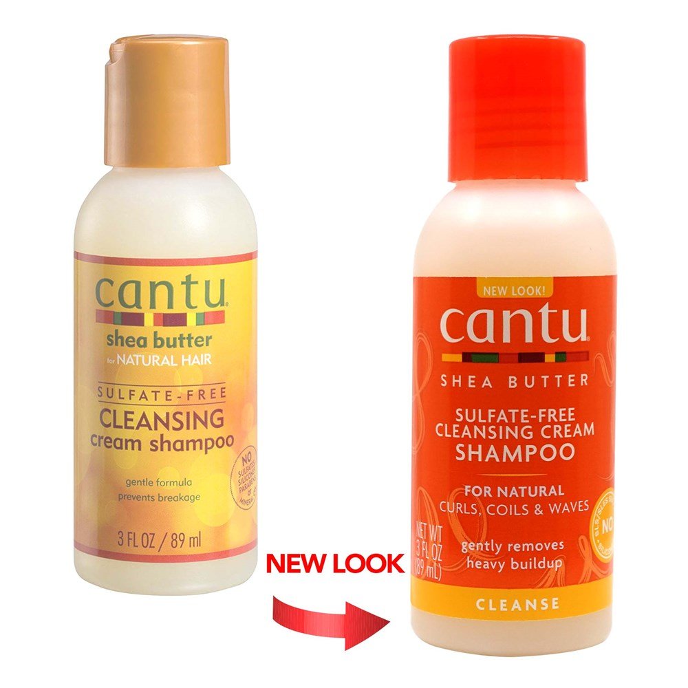 CANTU Shea Butter Sulfate Free Cleansing Cream Shampoo 3OZ - Beautylicious Canada