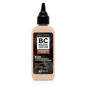CLAIROL PROFESSIONAL BC SEMI - PERM. COLOR - B12D MEDIUM ASH BROWN 3OZ - Beautylicious Canada