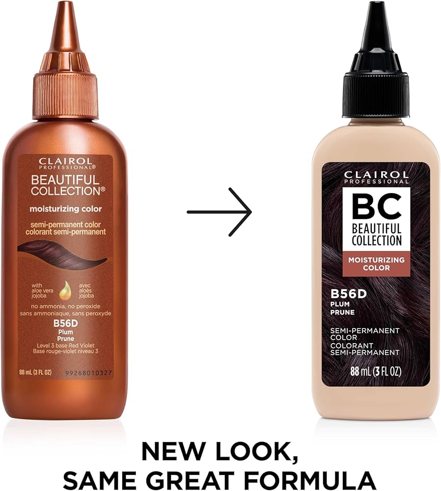 CLAIROL PROFESSIONAL BC SEMI-PERM. HAIR COLOR - B56D PLUM 3OZ ...