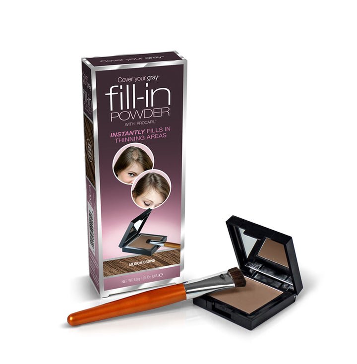 COVER YOUR GRAY FILL IN PWDR MEDIUM BROWN 0.42 OZ - Beautylicious Canada