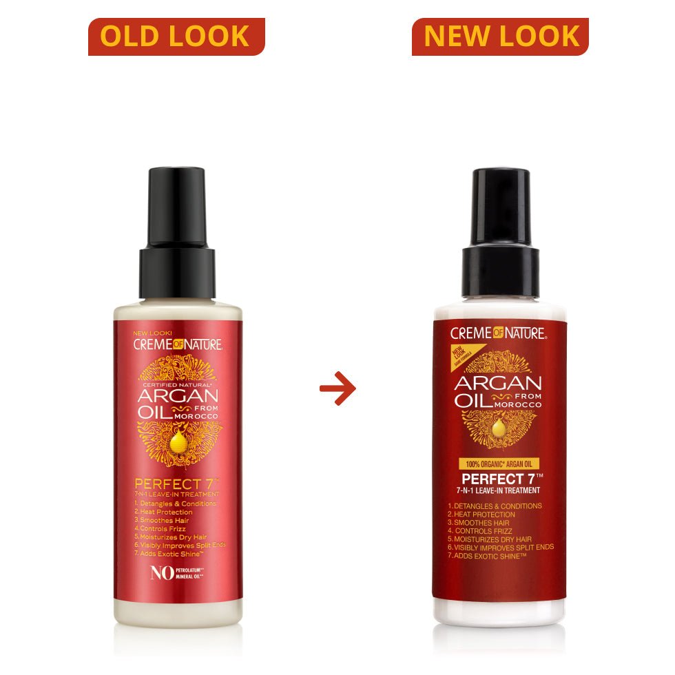 CREAM OF NATURE ARGAN OIL PERFECT 7™ 7 - IN - 1 LEAVE IN TREATMENT 4.23oz - Beautylicious Canada