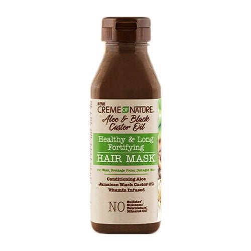CREME OF NATURE ALOE & BC OIL FORTIFYING HAIR MASK 12OZ - Beautylicious Canada