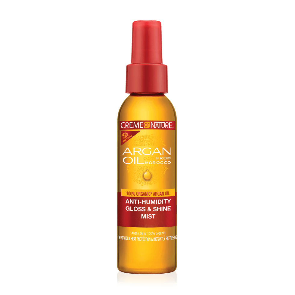 CREME OF NATURE ARGAN OIL ANTI - HUMID GLOSS&SHINE MIST 4OZ - Beautylicious Canada