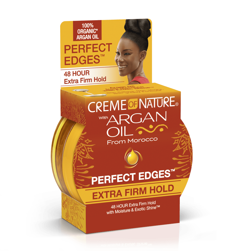 CREME OF NATURE ARGAN OIL EDGE EXTRA FIRM HOLD 2.25OZ - Beautylicious Canada