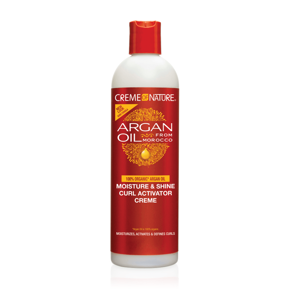 CREME OF NATURE Argan Oil Moisture & Shine Curl Activator Creme 12oz - Beautylicious Canada