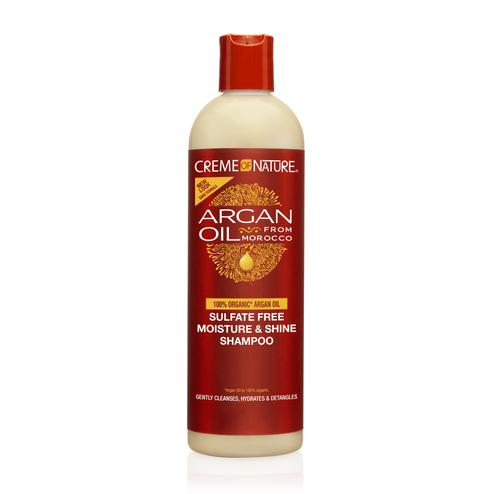 CREME OF NATURE ARGAN OIL MOISTURE & SHINE SHAMPOO 20OZ - Beautylicious Canada