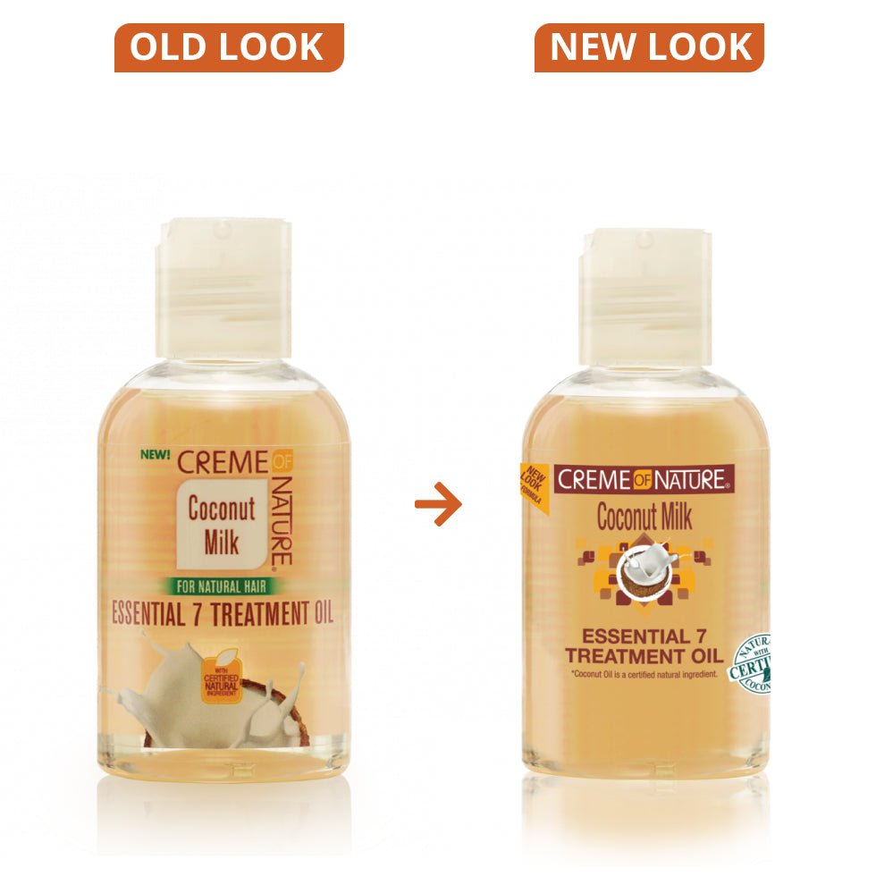 CREME OF NATURE COCONUT MILK ESSENTIAL 7 TREATMENT OIL 4oz - Beautylicious Canada