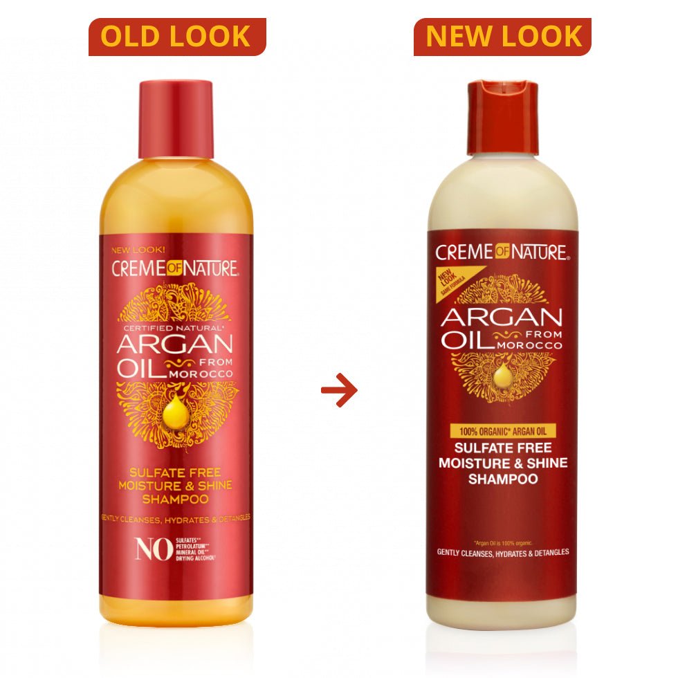 Creme of Nature Moisture & Shine Shampoo with Argan Oil 12 fl oz - Beautylicious Canada