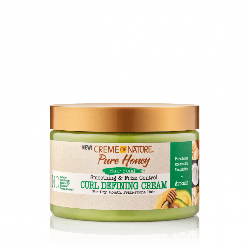 CREME OF NATURE Pure Honey Hair Food Curl Defining Cream 11.5oz - Beautylicious Canada