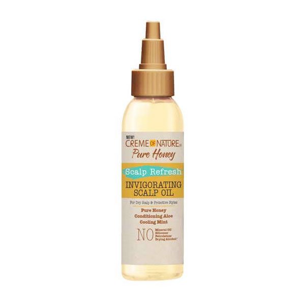 Creme of Nature Pure Honey Scalp Refresh Invigorating Scalp Oil 4oz - Beautylicious Canada