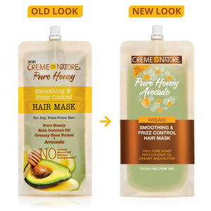 Creme of Nature Pure Honey Smoothing & Frizz Control Hair Mask 3.8 oz – Avocado - Beautylicious Canada