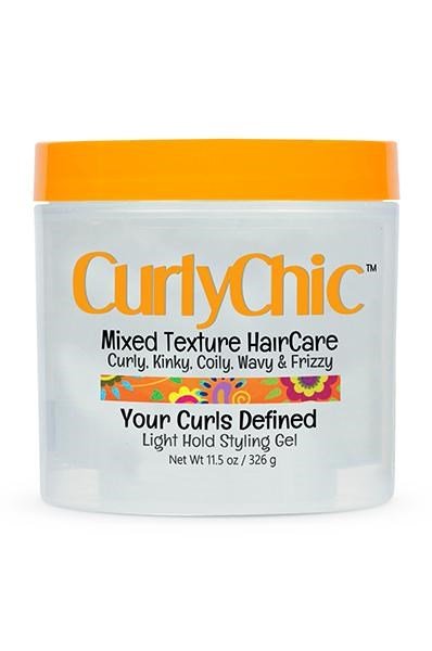 CURLY CHIC Mixed Haircare Your Curls Defined Light Hold Styling Gel 11.5OZ - Beautylicious Canada