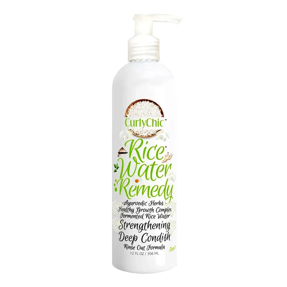 CURLYCHIC RICE WATER REMEDY STRENGTHENING CONDISH 8OZ - Beautylicious Canada