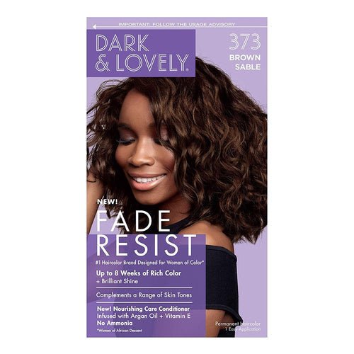 DARK & LOVELY Fade Resist Hair Color Kit 373 Brown Sable - Beautylicious Canada