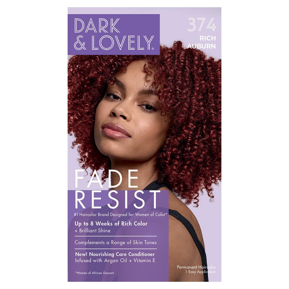 Dark & Lovely Fade Resist Rich Conditioning Color 374 RICH AUBURN - Beautylicious Canada