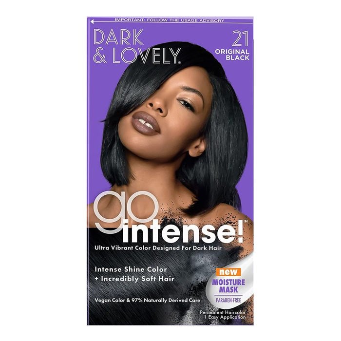 DARK & LOVELY Go Intense Hair Color 21 ORIGINAL BLACK - Beautylicious Canada