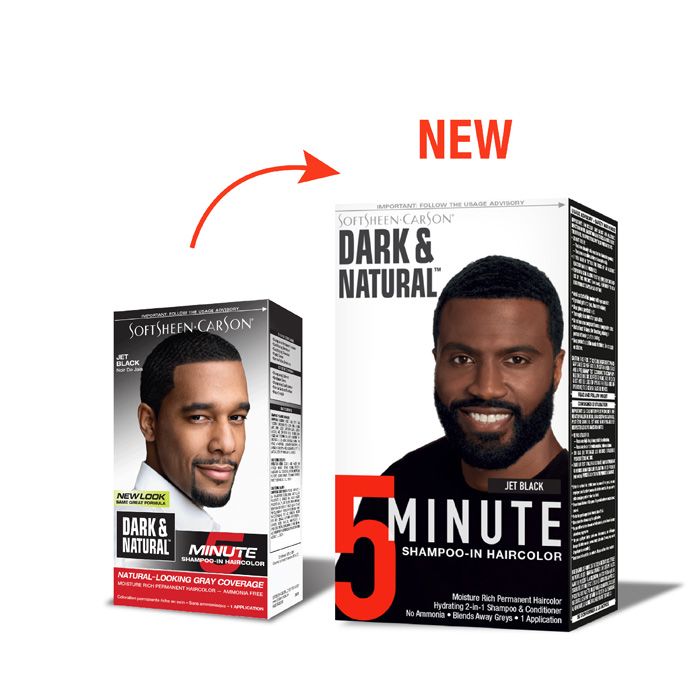DARK & NATURAL MEN COLOR JET BLACK 4OZ - Beautylicious Canada
