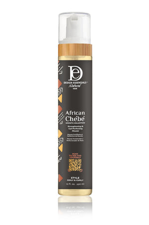 DESIGN ESSENTIALS AFRICAN CHEBE STRENGTHENING & CURL PERFECTING MOUSSE 10OZ - Beautylicious Canada