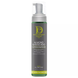 DESIGN ESSENTIALS ALMOND & AVOCADO CURL ENHANCING MOUSSE 10OZ - Beautylicious Canada