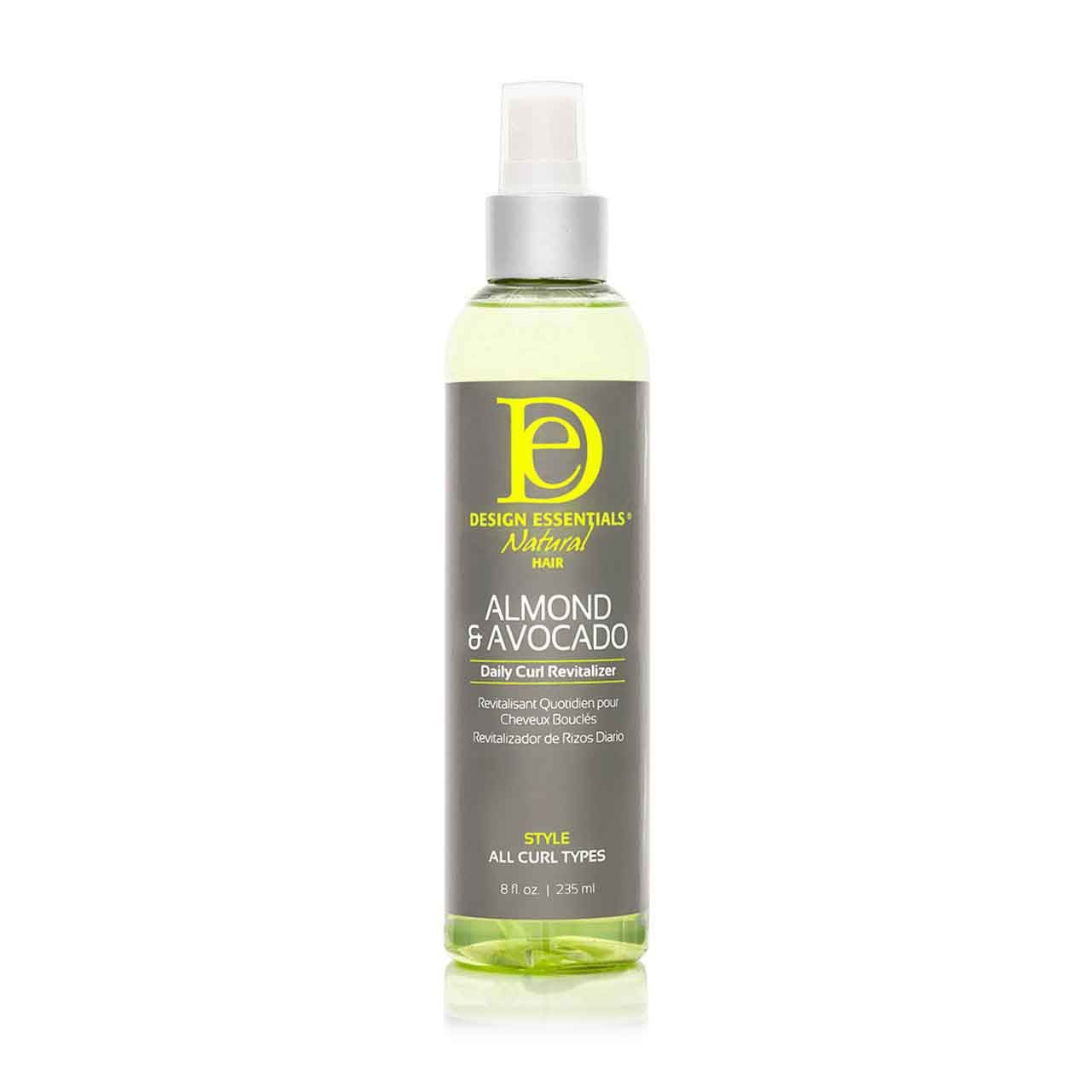 DESIGN ESSENTIALS ALMOND & AVOCADO DAILY CURL REVITALIZER 8OZ - Beautylicious Canada