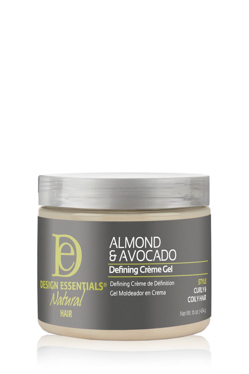 DESIGN ESSENTIALS ALMOND & AVOCADO DEFINING CREME GEL 16OZ - Beautylicious Canada