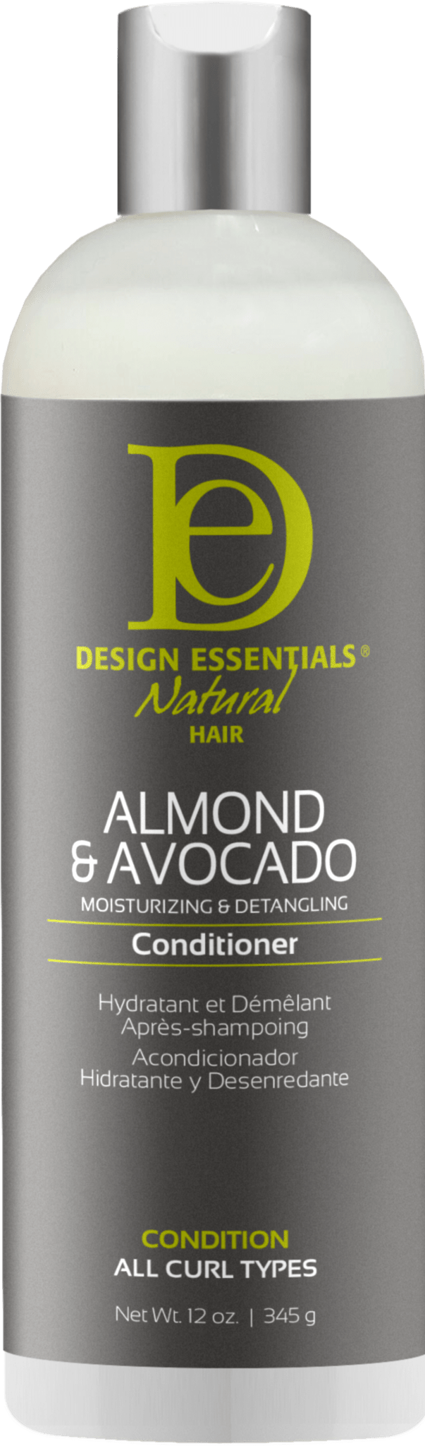 DESIGN ESSENTIALS ALMOND & AVOCADO MOISTURIZING & DETANGLINGCONDITIONER 12OZ - Beautylicious Canada