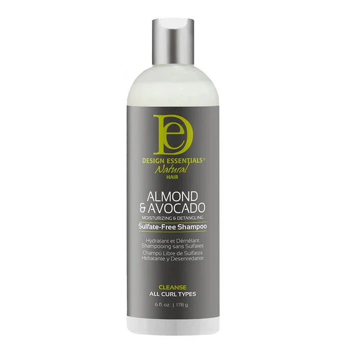 DESIGN ESSENTIALS ALMOND & AVOCADO SULFATE FREE SHAMPOO 6OZ - Beautylicious Canada