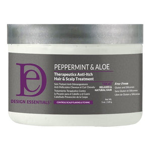 DESIGN ESSENTIALS Peppermint & Aloe Therapeutics Anti - Itch Hair & Scalp Treatment 5OZ - Beautylicious Canada