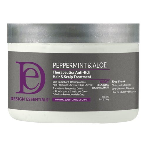 DESIGN ESSENTIALS Peppermint & Aloe Therapeutics Anti - Itch Hair & Scalp Treatment 5OZ - Beautylicious Canada