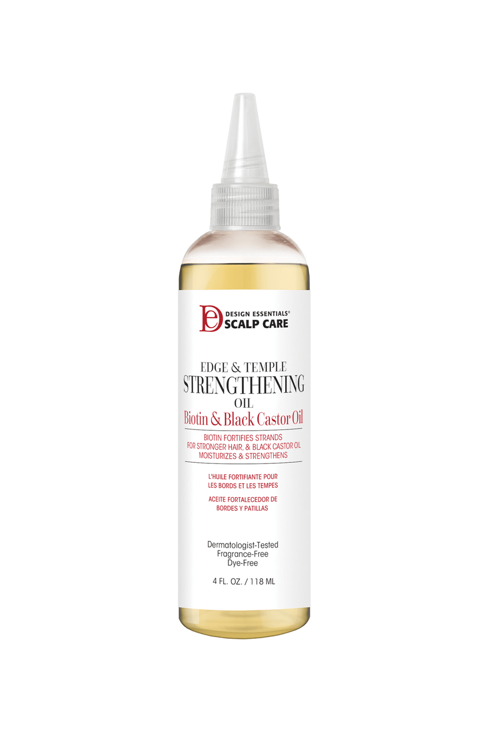 DESIGN ESSENTIALS Scalp Care Edge & Temple Strengthening Oil 4 OZ - Beautylicious Canada