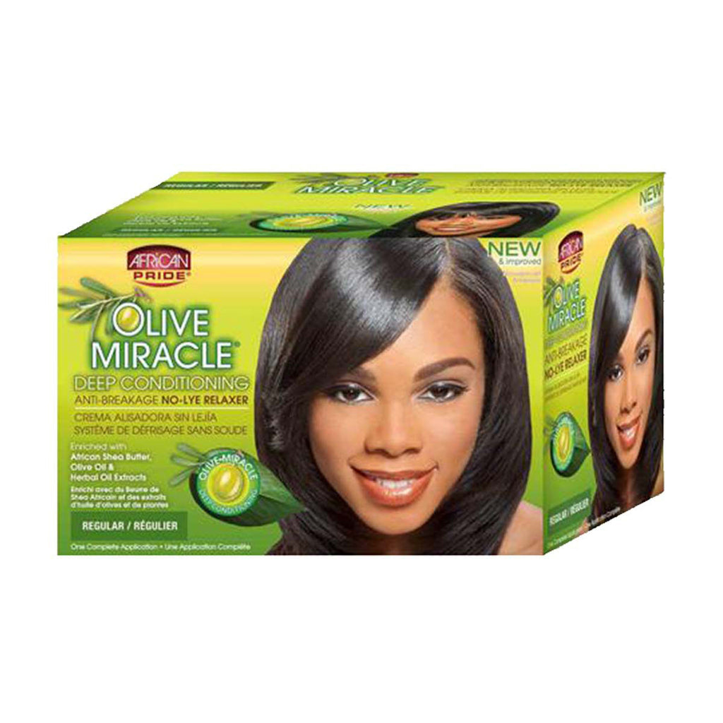 AFRICA PRIDE OLIVE MIRACLE DEEP CONDITIONING TREATMENT REGULAR  8.Oz