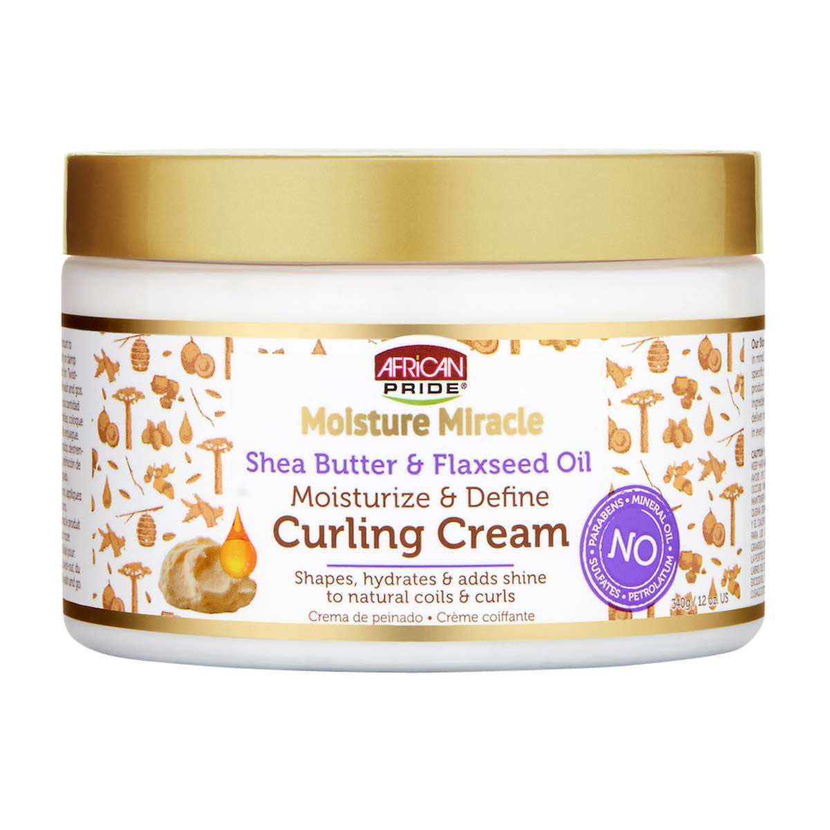 AFRICAN PRIDE moisturize & define curling cream 12OZ