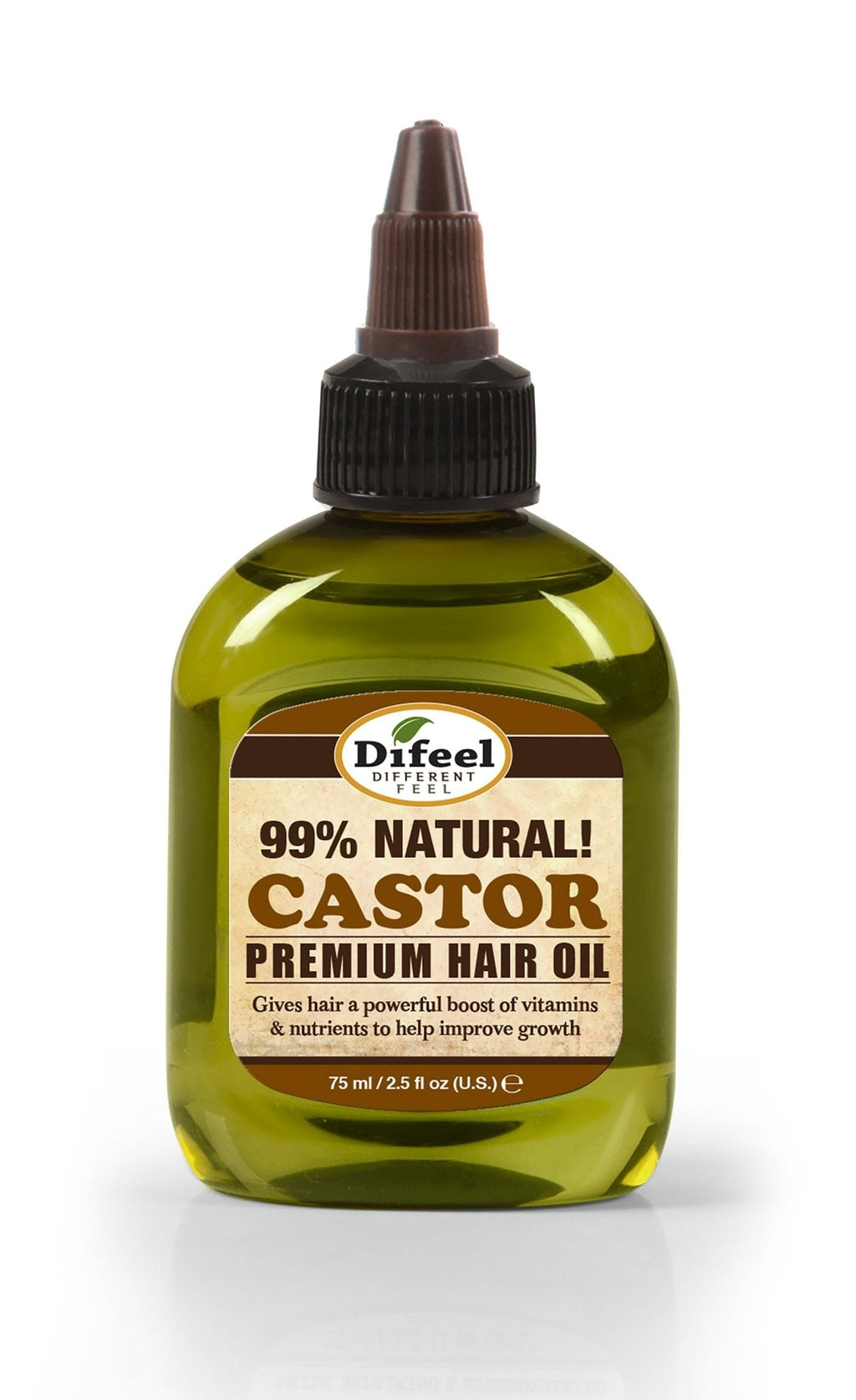 DIFEEL Premium Natural Hair Oil - Castor Hair Oil 2.5 oz. - Beautylicious Canada