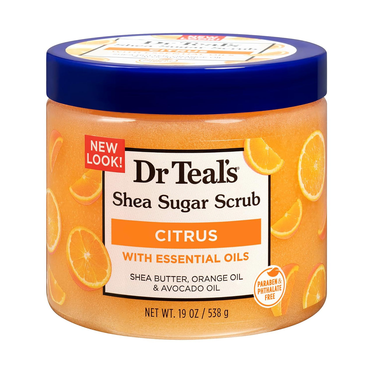 DR TEAL'S SHEA SUGAR SCRUB CITRUS 19 OZ - Beautylicious Canada