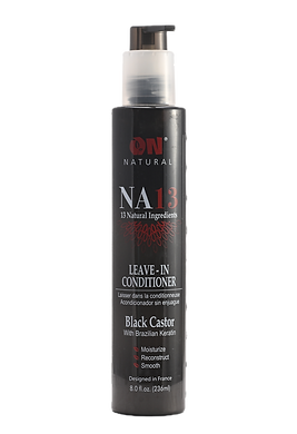 ON NATURAL NA13 NLEAVE IN CONDITIONER BLACK CASTOR 8.0 Oz