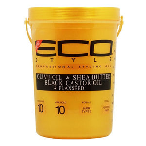 ECO Styling Gel Gold Olive Oil & Shea Butter Black Castor & Flaxseed 5lbs - Beautylicious Canada