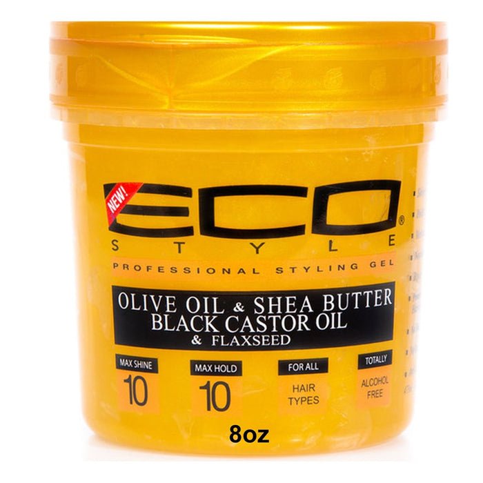 ECO Styling Gel Gold Olive Oil & Shea Butter Black Castor Oil & Flaxseed - Beautylicious Canada