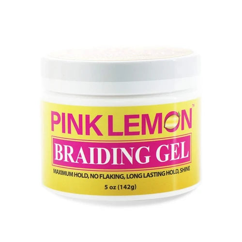 PINK LEMON BRAIDING GEL MAXIMUM HOLD  5.Oz