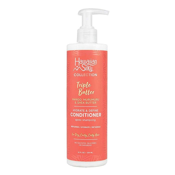 HAWAIIAN SILKY Triple Butter Hydrate & Define Conditioner 12OZ - Beautylicious Canada