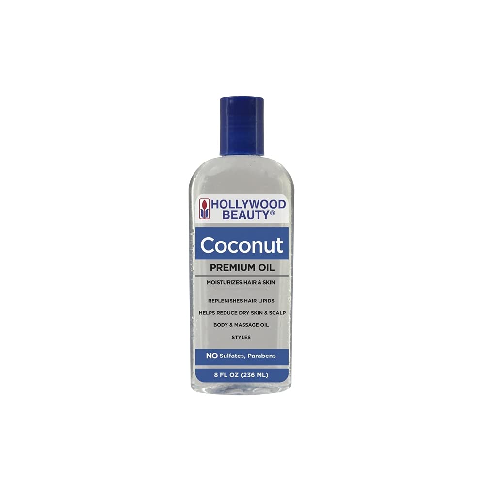 HOLLYWOOD BEAUTY COCONUT PREMIUM OIL 8OZ - Beautylicious Canada