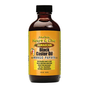 Jamaican Mango & Lime Black Castor Oil Mango Papaya 4oz - Beautylicious Canada