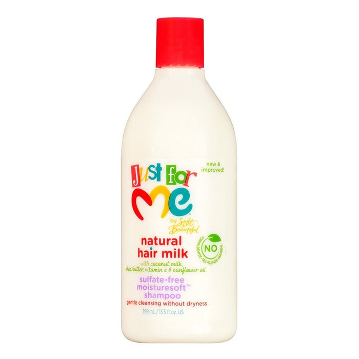 JUST FOR ME Natural Hair Milk Sulfate - Free Moisturesoft Shampoo 13.5OZ - Beautylicious Canada