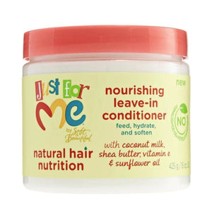 JUST FOR ME Natural Hair Nutrition Nourishing Leave - IN Conditioner 16OZ - Beautylicious Canada