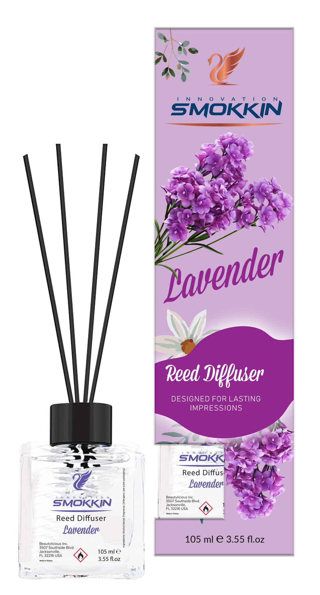 INNOVATION LAVENDER REED DILLUSER DESIGNED FOR LASTING IMPRESSION  3.55 Oz