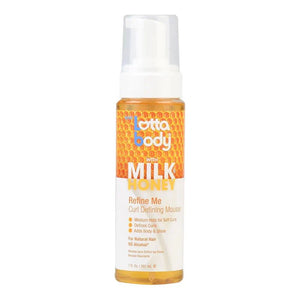 LOTTA BODY MILK&HONEY REFINE ME CURL DEFINING MOUSSE 7OZ - Beautylicious Canada