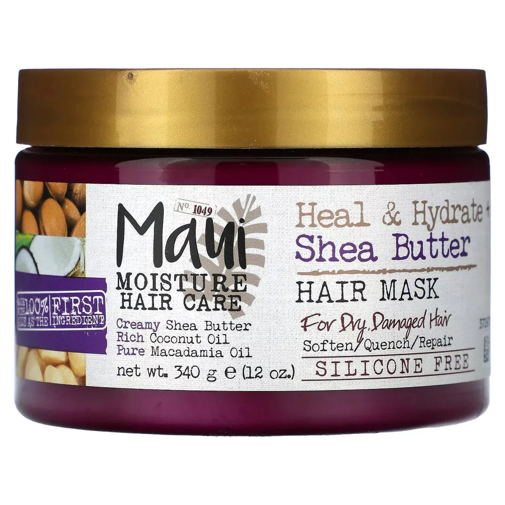 MAUI Moisture Heal & Hydrate + Shea Butter Hair Mask 12OZ - Beautylicious Canada
